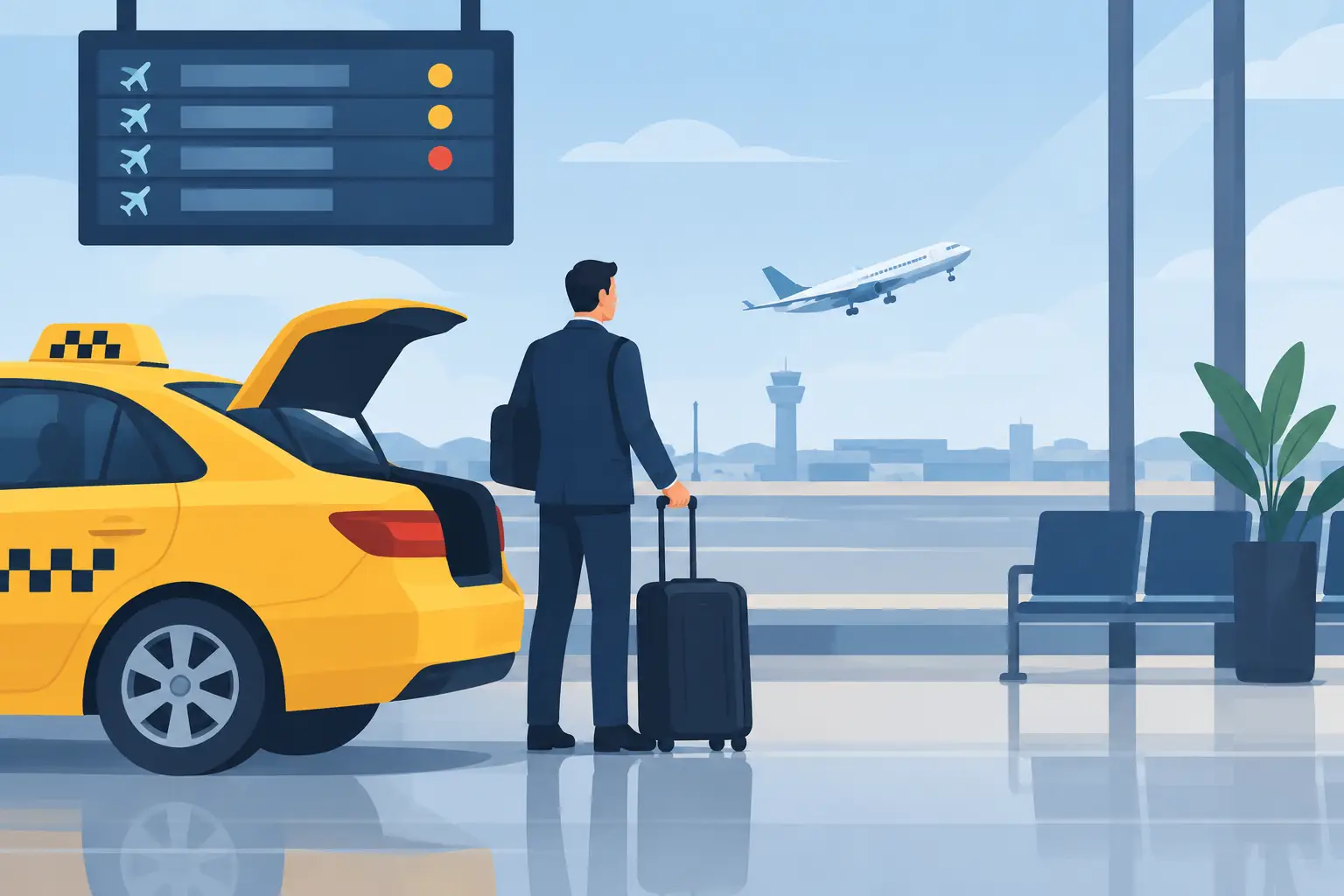 Airport Taxi Flight Delay Policy: What to Expect